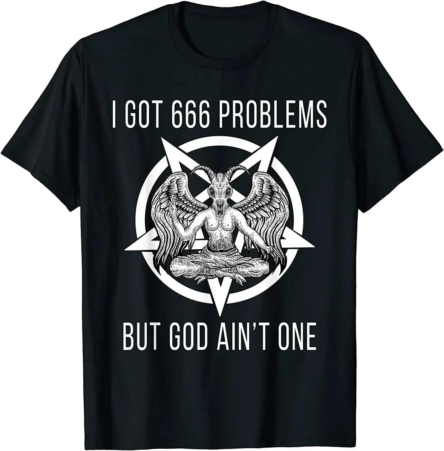 I Got 666 Problems But God Ain t One Funny Baphomet Atheist T-Shirt XXXXXL чорний
I Got 666 Problems But God Ain t One Funny Baphomet Atheist T-Shirt XXXXXL чорний