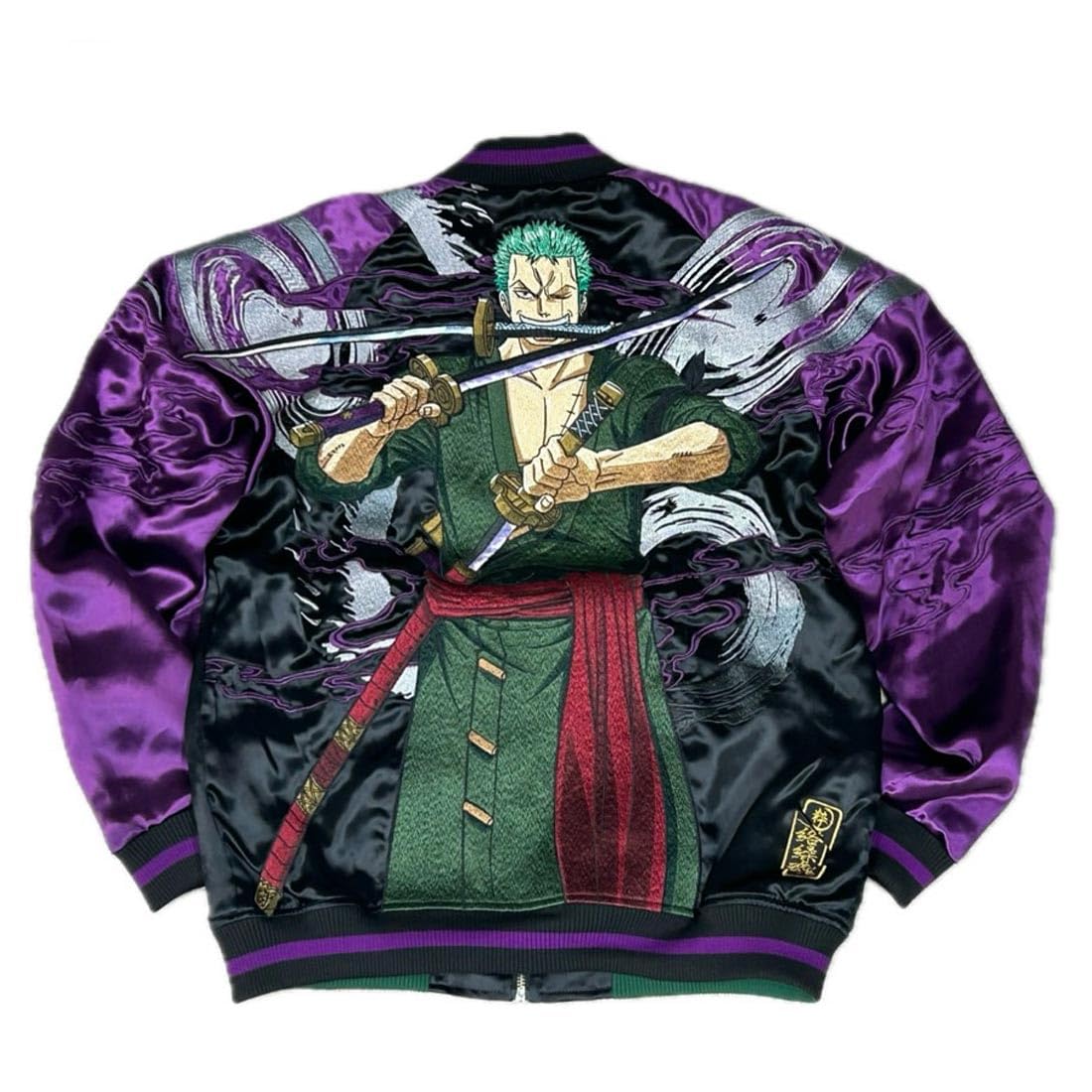 Karakuridama x ONE PIECE One Piece Sukajan Anime Goods Zoro Pirate Hunter Zoro Reversible Tornado Demonic Sword Tachisuji Famous Sword Wadoichimonji
Karakuridama x ONE PIECE One Piece Sukajan Anime Goods Zoro Pirate Hunter Zoro Reversible Tornado Demonic Sword Tachisuji Famous Sword Wadoichimonji