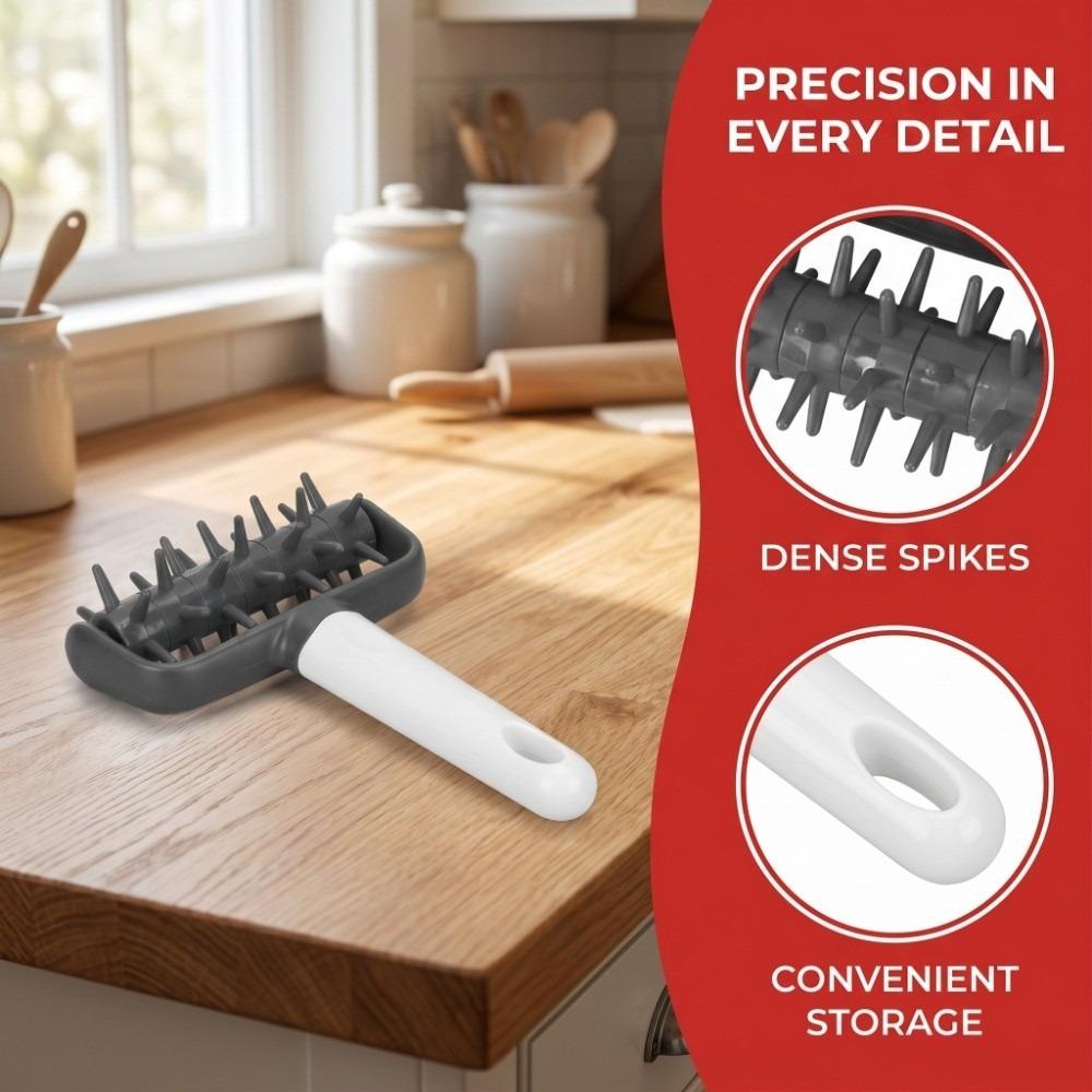 PP Dough Docker Roller Handheld Pastry Dough Roller Reusable Docking Tool Pizza Bread Crackers сірий
PP Dough Docker Roller Handheld Pastry Dough Roller Reusable Docking Tool Pizza Bread Crackers сірий