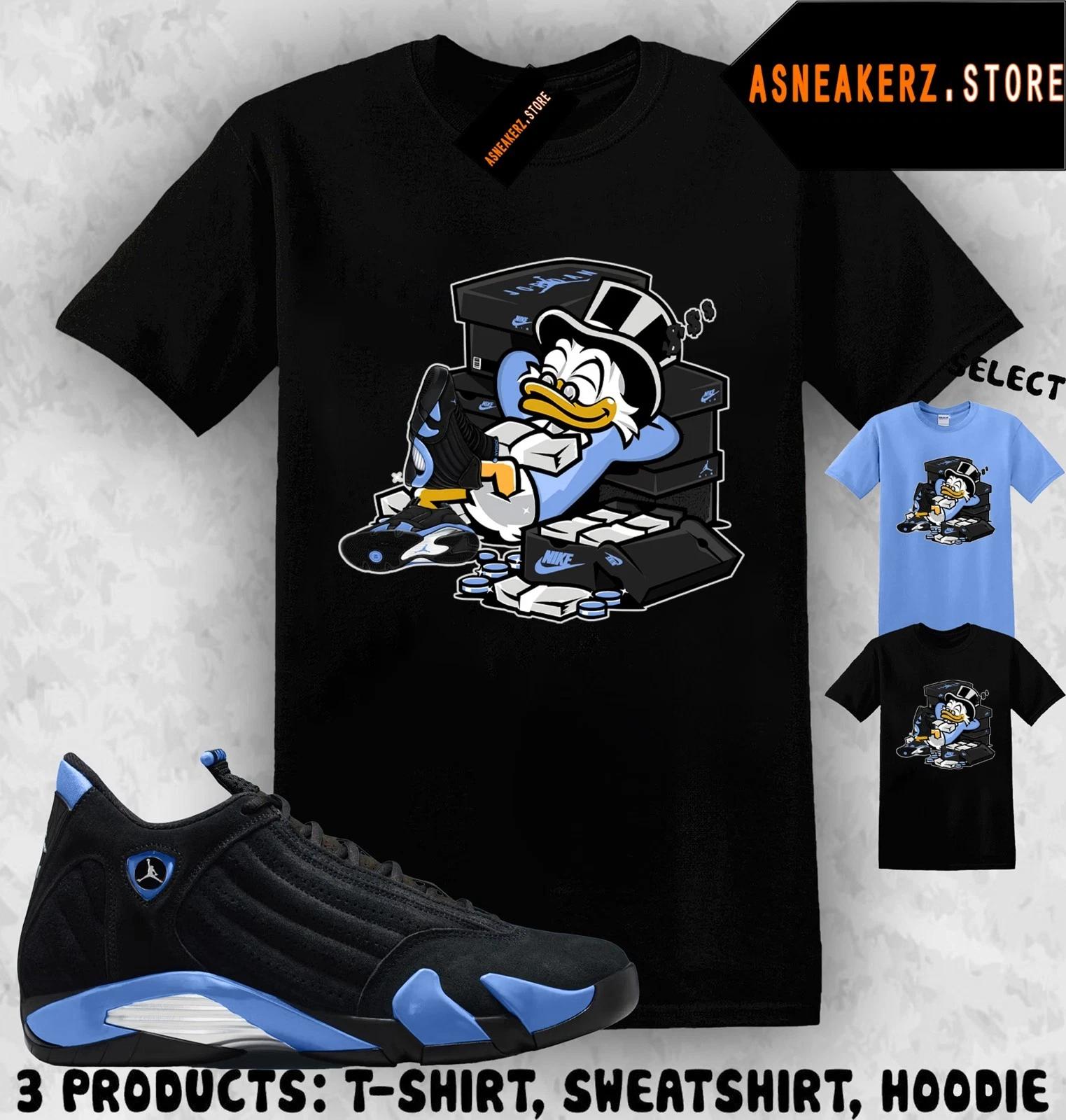 Shirt Match AJ 14 Black University Blue 2026 Sneaker Matching Tee Scrooge Duck 2XL
Shirt Match AJ 14 Black University Blue 2026 Sneaker Matching Tee Scrooge Duck 2XL