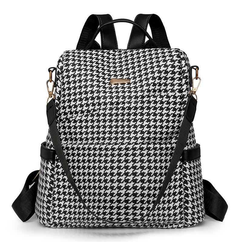 Рюкзак с принтом гусиные лапки Женский легкий рюкзак большой вместимости для пригородных поездок
Рюкзак с принтом гусиные лапки Женский легкий рюкзак большой вместимости для пригородных поездок