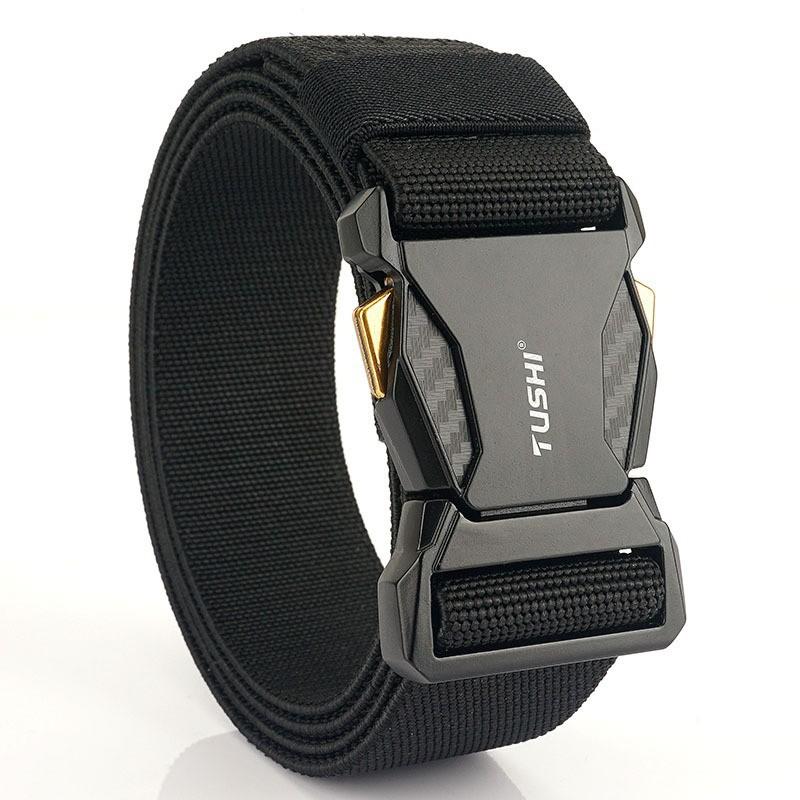 Quick-release Buckle Nylon Waist Belt Knitted Elastic Men s Overalls 125cm чорний
Quick-release Buckle Nylon Waist Belt Knitted Elastic Men s Overalls 125cm чорний