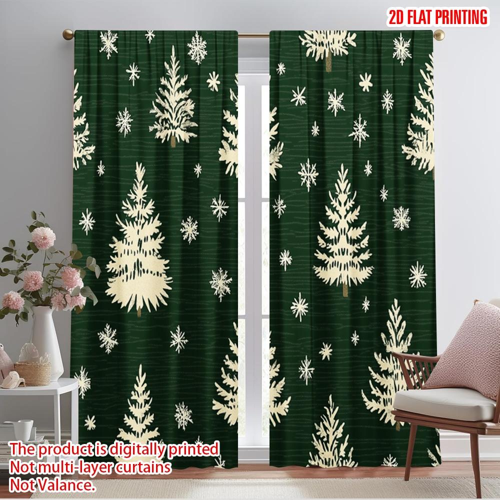 2pcs 2D plane printing Curtain Fabric Christmas Trees Snowflakes_b (2) Durable Polyester (without rod) All Seasons Ldeal for 100*130 HOOK 1pcs
2pcs 2D plane printing Curtain Fabric Christmas Trees Snowflakes_b (2) Durable Polyester (without rod) All Seasons Ldeal for 100*130 HOOK 1pcs