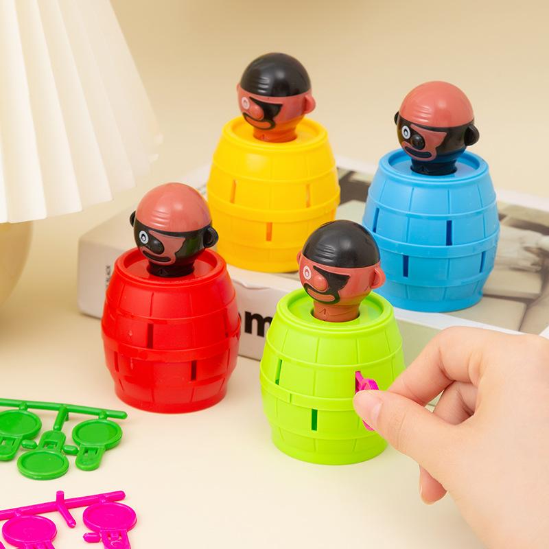 5Pcs Funny Gadget Pirate Barrel Game Lucky Stab Pop Up Toys for Kids Birthday Party Favors School Rewards Pinata Fillers
5Pcs Funny Gadget Pirate Barrel Game Lucky Stab Pop Up Toys for Kids Birthday Party Favors School Rewards Pinata Fillers