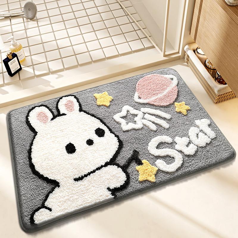 Cartoon Home Bathroom Absorbent Floor Mat Carpet Plush Toilet Entrance Non Slip Foot Mat Children s Room Entrance Mat 40X60cm сірий
Cartoon Home Bathroom Absorbent Floor Mat Carpet Plush Toilet Entrance Non Slip Foot Mat Children s Room Entrance Mat 40X60cm сірий