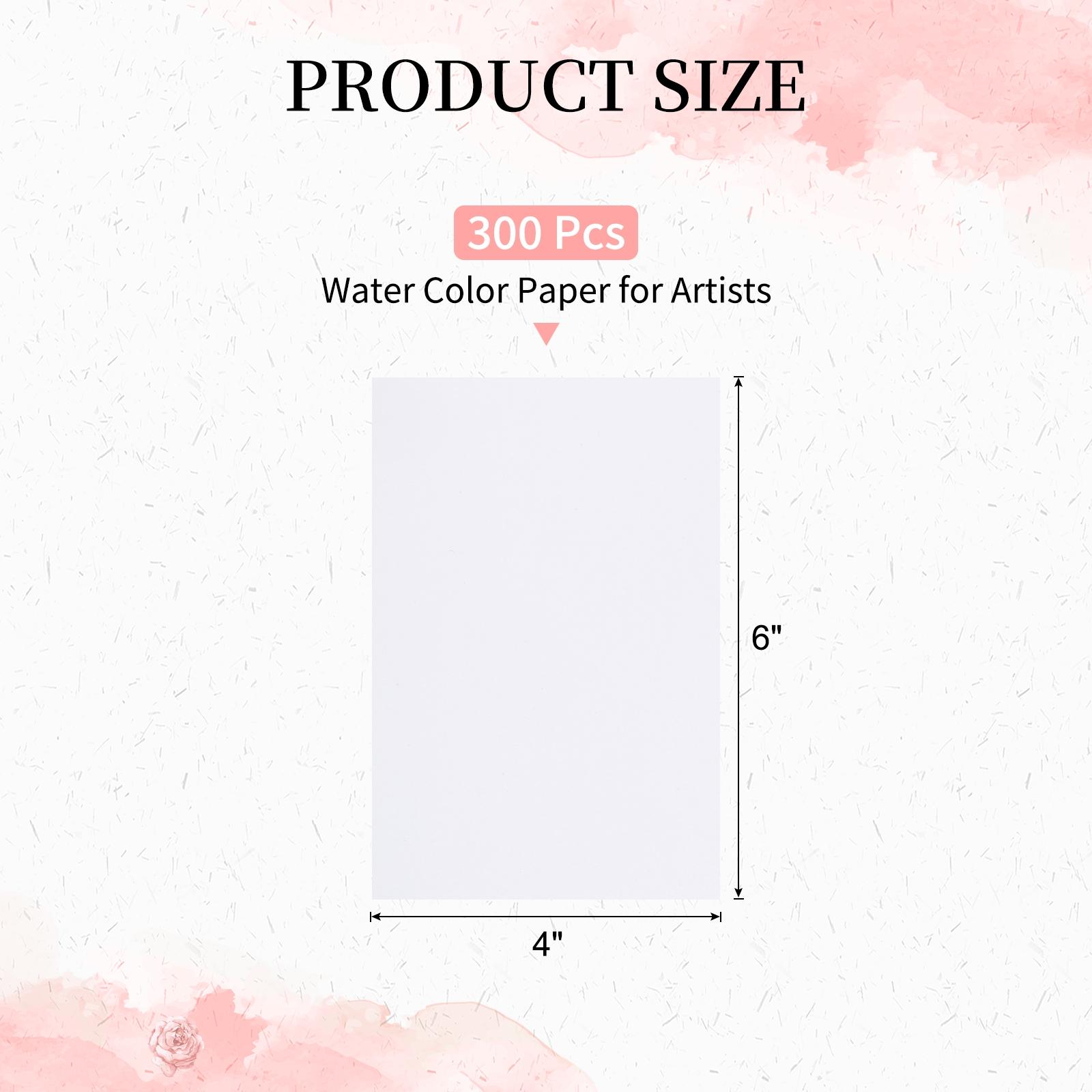 300Sheets Watercolor Paper Bulk Water Color Cotton Paint Paper Cold Press 92lb/250 GSM for Art Painting Artists Drawing Supplies
300Sheets Watercolor Paper Bulk Water Color Cotton Paint Paper Cold Press 92lb/250 GSM for Art Painting Artists Drawing Supplies