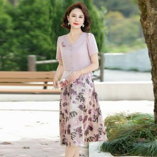 Mom s Summer Short Sleeve Dress: 2026 Slimming, Concealing Chinese Style for Middle-Aged & Elderly Women 4XL рожевий
Mom s Summer Short Sleeve Dress: 2026 Slimming, Concealing Chinese Style for Middle-Aged & Elderly Women 4XL рожевий