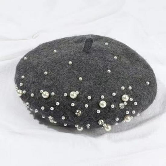 Women s Korean & Japanese Style Winter Wool Beret: Versatile, Warm, High-End, Painter Hat темно-сірий
Women s Korean & Japanese Style Winter Wool Beret: Versatile, Warm, High-End, Painter Hat темно-сірий