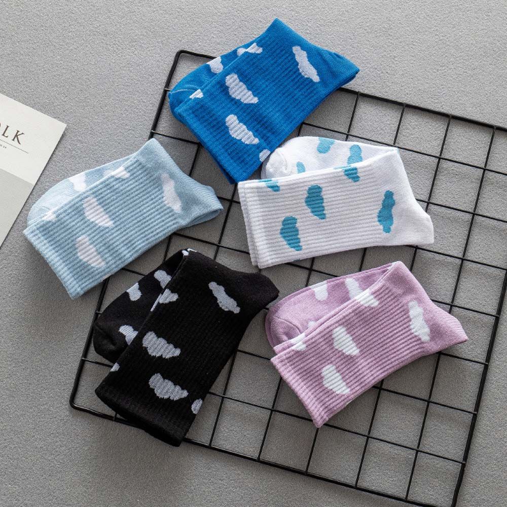 Pattern Cotton Blue Sky College Style Socks Female Hosiery Mid-tube Socks Korea Style Women Socks
Pattern Cotton Blue Sky College Style Socks Female Hosiery Mid-tube Socks Korea Style Women Socks