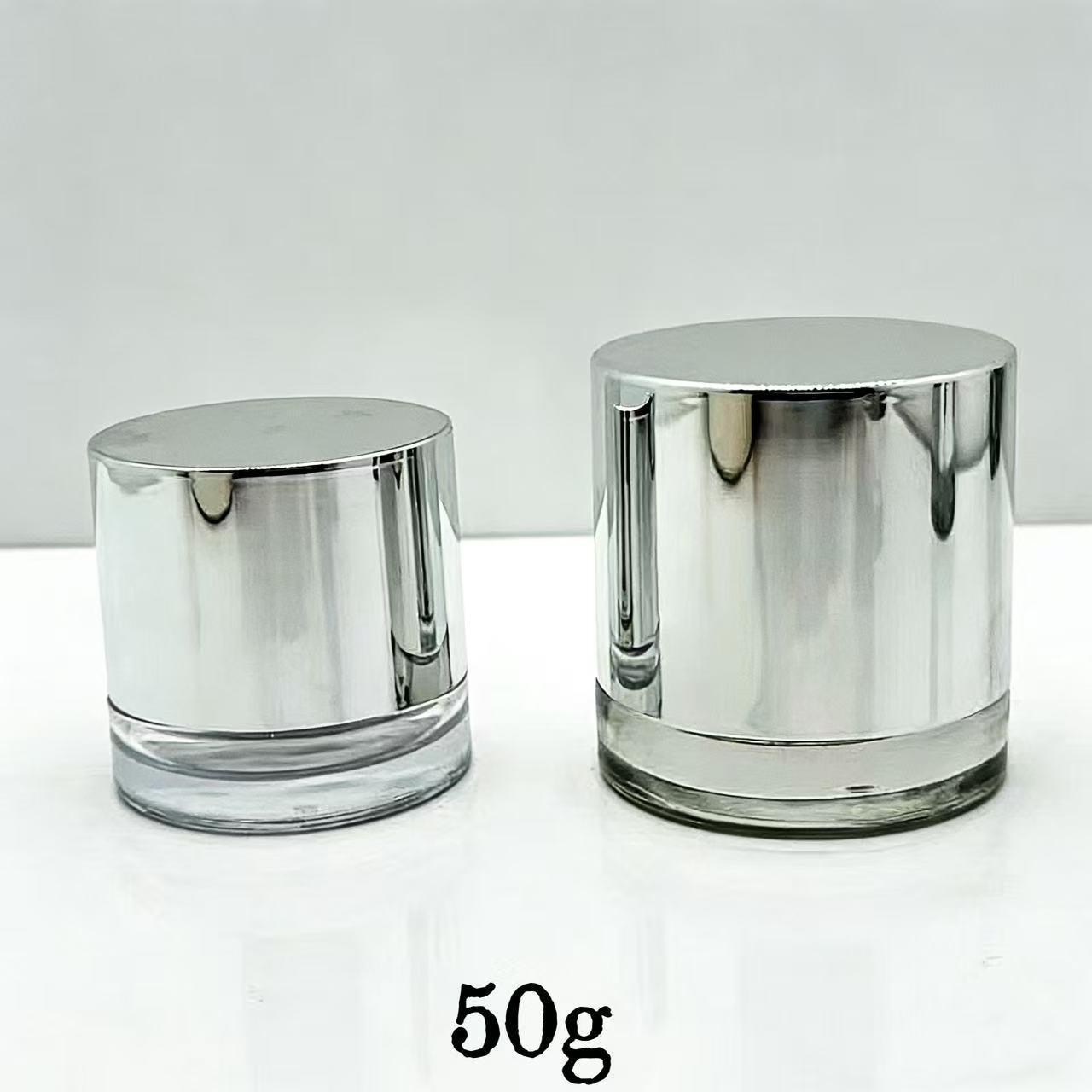 In Stock: 50g High-Lid Electroplated Cream Jar - Ideal for Travel, Face Cream, Masks, or Eye Creams
In Stock: 50g High-Lid Electroplated Cream Jar - Ideal for Travel, Face Cream, Masks, or Eye Creams