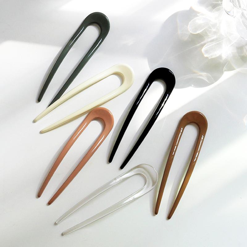 Fashion Hair Sticks Hairpin Elegant Simplicity Solid Color U Type Japan Hair Sticks Women Hair Accessories Girls Hair Pins New
Fashion Hair Sticks Hairpin Elegant Simplicity Solid Color U Type Japan Hair Sticks Women Hair Accessories Girls Hair Pins New