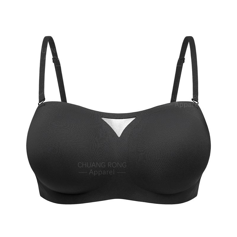 Strapless women s underwear non-slip soft support gathering top support mesh stitching non-marking breathable back sexy tube top bra S
Strapless women s underwear non-slip soft support gathering top support mesh stitching non-marking breathable back sexy tube top bra S