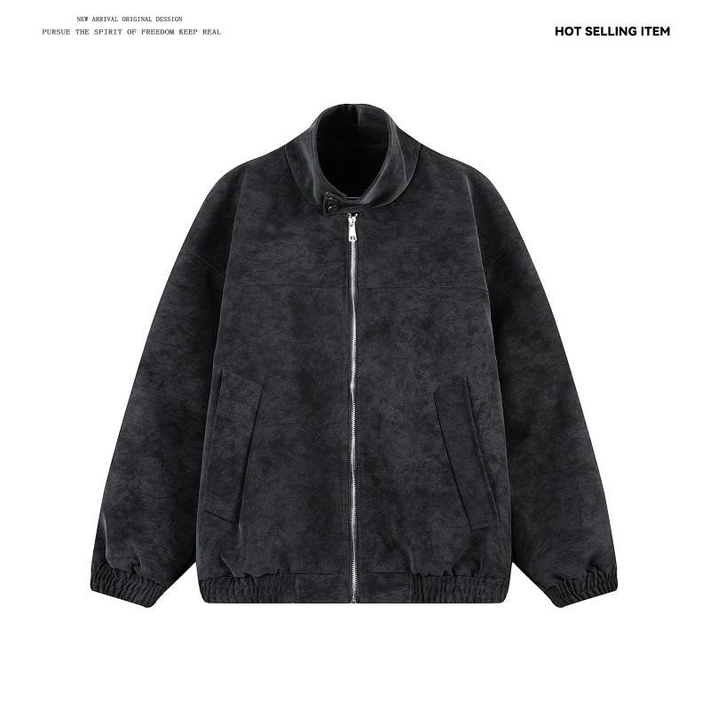 Autumn Stand-Up Collar Leather Jacket Men S Retro Zipper Stand-Up Collar Tie-Dye Loose Coat Top 5XL чёрный
Autumn Stand-Up Collar Leather Jacket Men S Retro Zipper Stand-Up Collar Tie-Dye Loose Coat Top 5XL чёрный