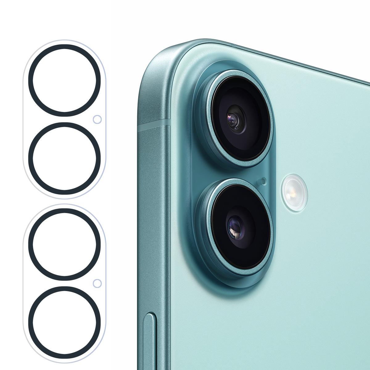 For iPhone 17 2Pcs Camera Lens Protector ENKAY HAT PRINCE Tempered Glass Lens Film with Black Ring A
For iPhone 17 2Pcs Camera Lens Protector ENKAY HAT PRINCE Tempered Glass Lens Film with Black Ring A