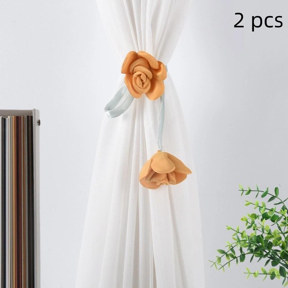 2 PCS Elegant Curtain Straps Fashion Rose Curtains Tie Rope Creative Curtain Buckle Living Room Rose Gold Yellow
2 PCS Elegant Curtain Straps Fashion Rose Curtains Tie Rope Creative Curtain Buckle Living Room Rose Gold Yellow