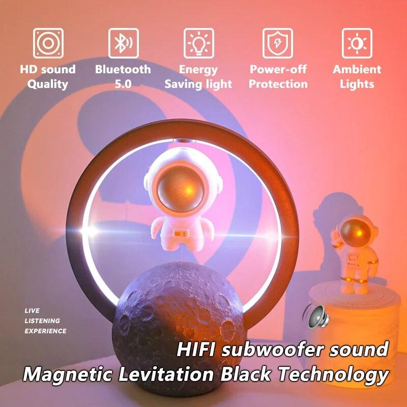 Магнитная левитация космонавт астронавт Bluetooth ночник динамик RGB компьютерная звуковая система сабвуфер украшение подарок
Магнитная левитация космонавт астронавт Bluetooth ночник динамик RGB компьютерная звуковая система сабвуфер украшение подарок
