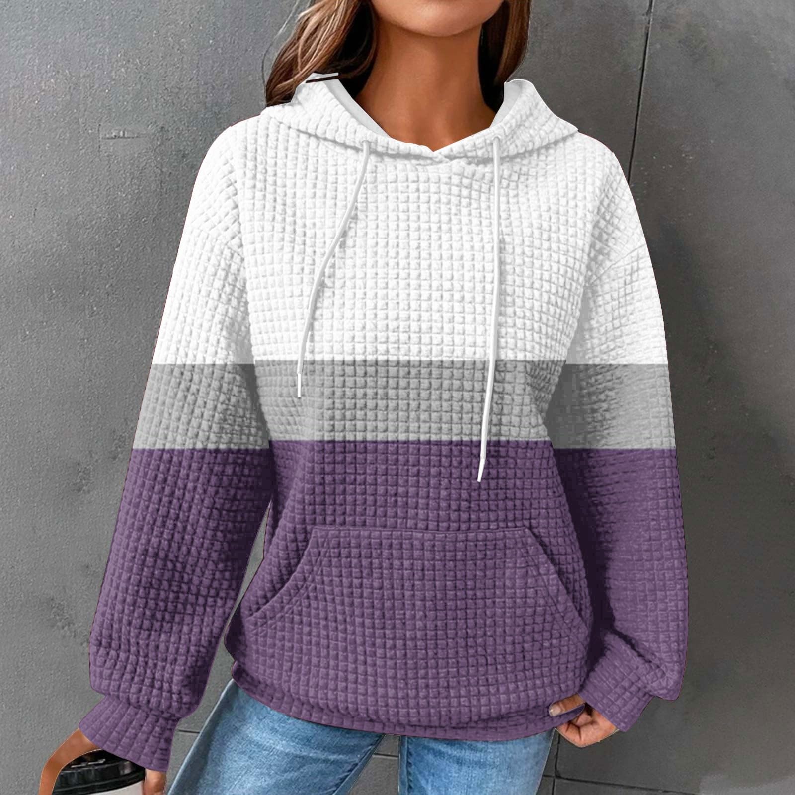 Women s Loose And Comfortable Color Blocked Printing Long Sleeved Hooded Sweatshirt XL
Women s Loose And Comfortable Color Blocked Printing Long Sleeved Hooded Sweatshirt XL