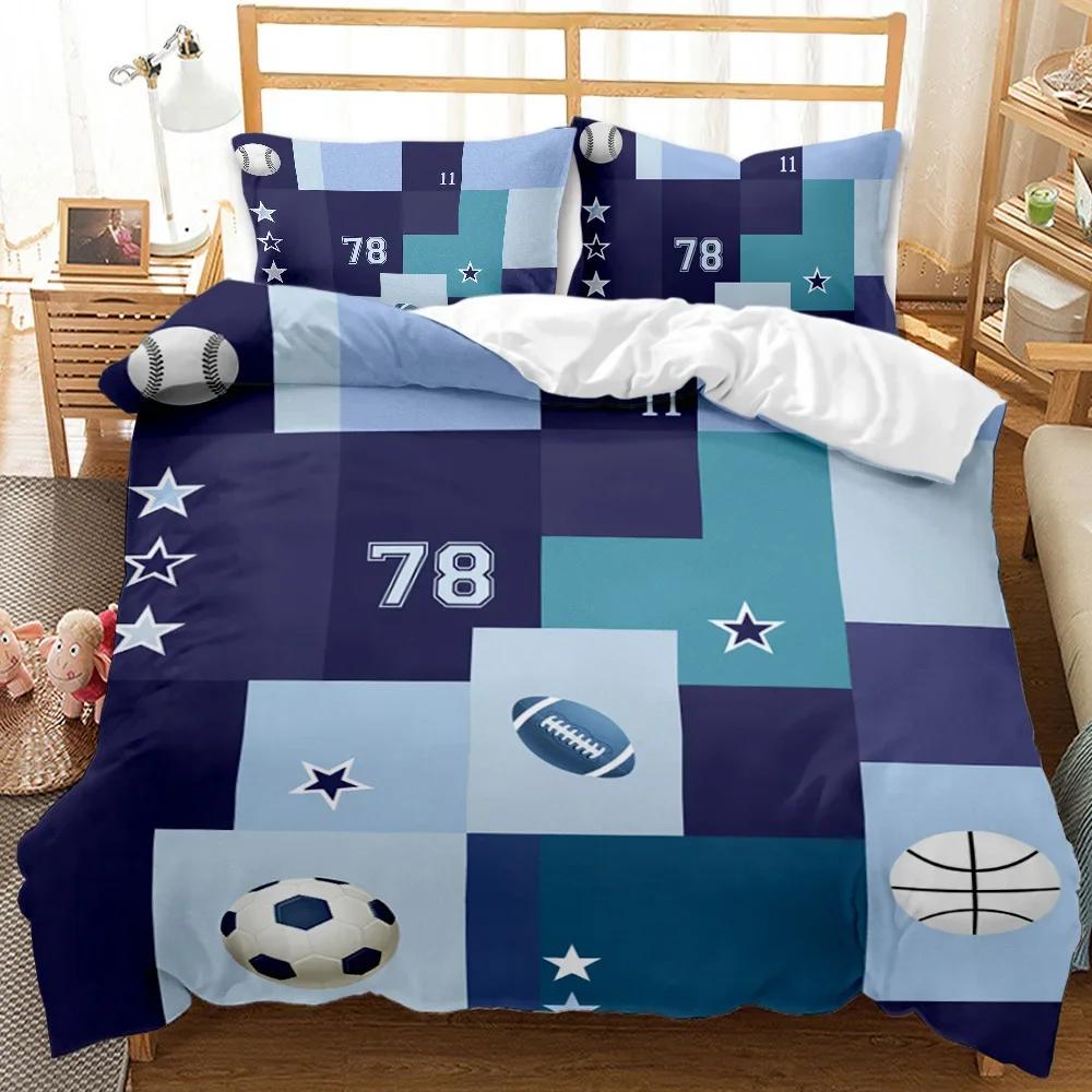 10% Polyester Beding Set Home Textile House De Couete Fotbal Soft Duvet Cover Sets for Boy Quen Ful Twin Single Sized Dimensions Bedrom 135*200cm Eu-Single
10% Polyester Beding Set Home Textile House De Couete Fotbal Soft Duvet Cover Sets for Boy Quen Ful Twin Single Sized Dimensions Bedrom 135*200cm Eu-Single
