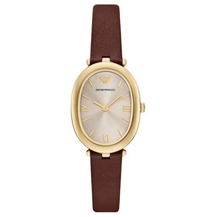 Мужские часы Emporio Armani с двумя стрелками и коричневым кожаным ремешком AR11708 Tan Watch Dial
Мужские часы Emporio Armani с двумя стрелками и коричневым кожаным ремешком AR11708 Tan Watch Dial