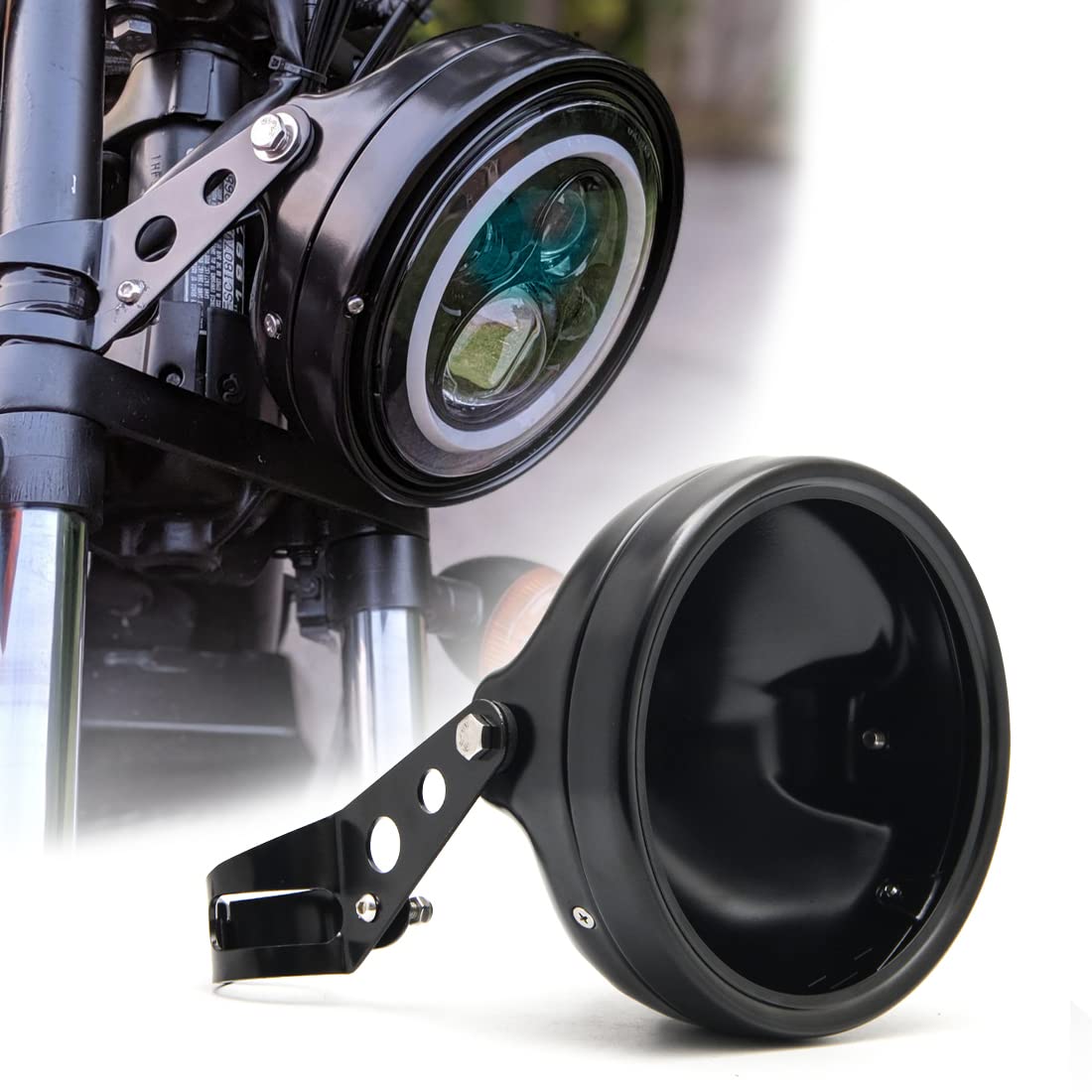 VOSICKY Universal LED Headlight Shell Housing Kit 7-inch (Black) чёрный
VOSICKY Universal LED Headlight Shell Housing Kit 7-inch (Black) чёрный