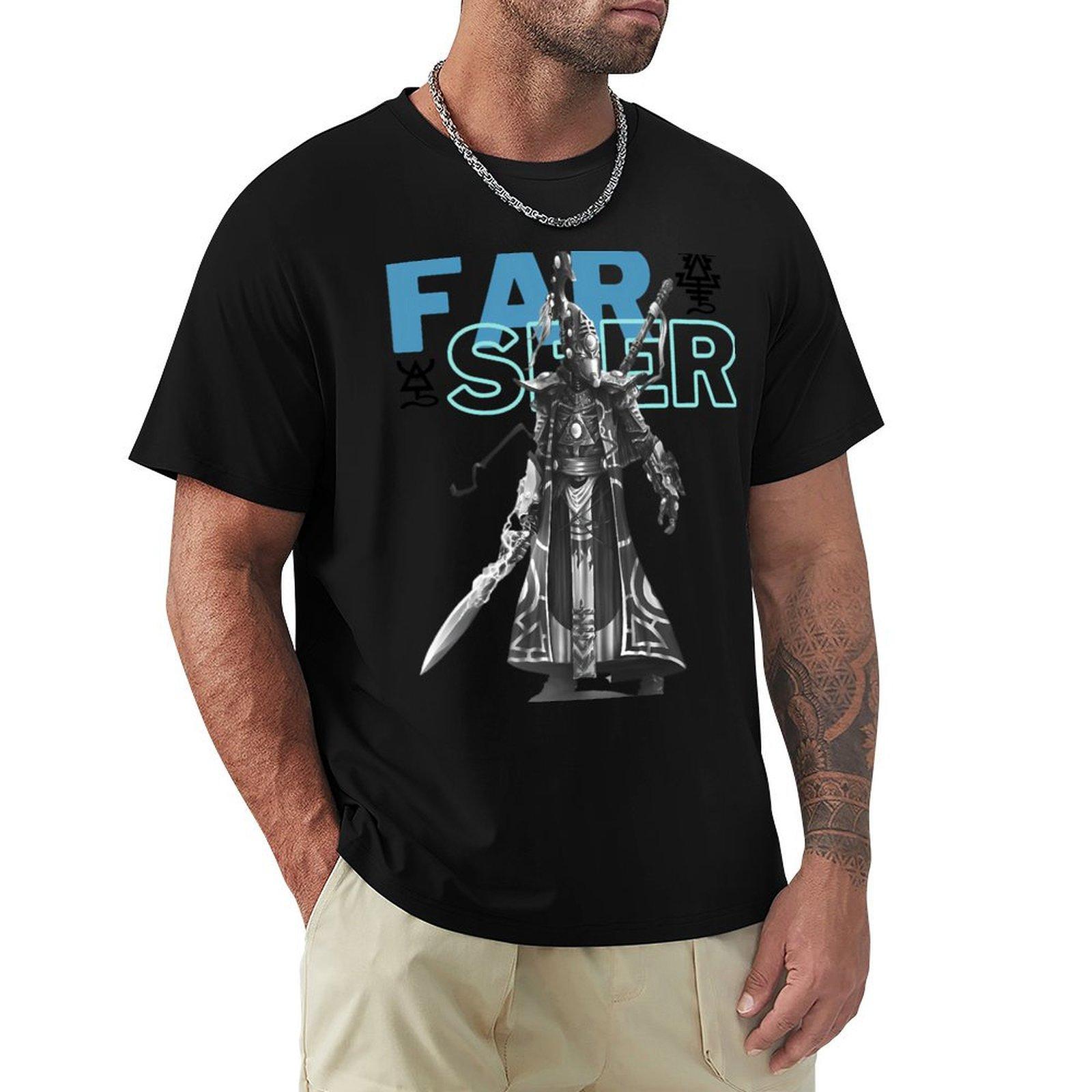 Eldar Aeldari Farseer Space Elf White Blue Gray TShirt Tshirts man anime clothes anime shirt mens vintage t shirts 4XL
Eldar Aeldari Farseer Space Elf White Blue Gray TShirt Tshirts man anime clothes anime shirt mens vintage t shirts 4XL