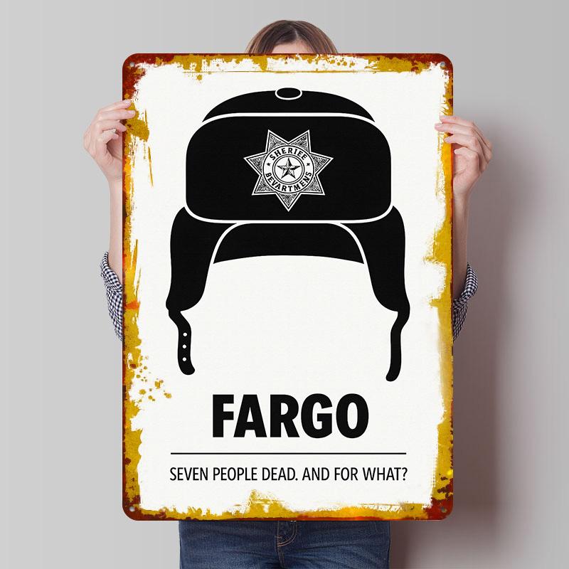 Fargo Minimalist Metal Poster Customized Wall Art Retro Vintage Tinplate Signs for Home Decor Living Room Gamer Decoration Items 7.9x11.8In(20x30cm)
Fargo Minimalist Metal Poster Customized Wall Art Retro Vintage Tinplate Signs for Home Decor Living Room Gamer Decoration Items 7.9x11.8In(20x30cm)