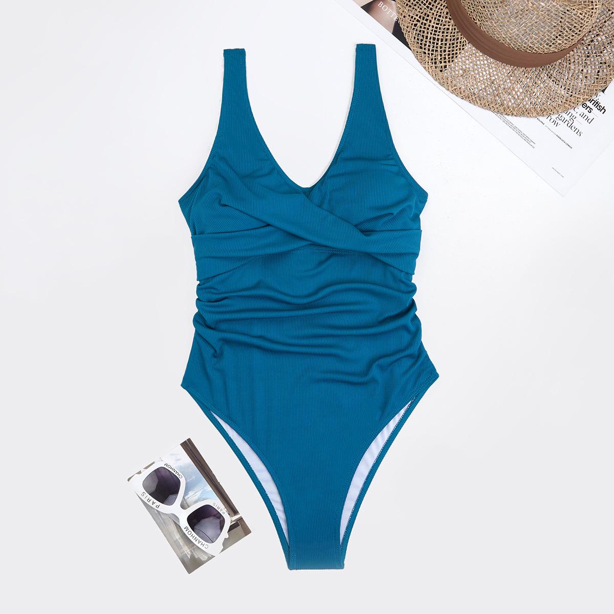 Купальник женский с разрезом и высокой талией, без рукавов, верхняя рубашка, бикини с принтом и завязками XL синий
Купальник женский с разрезом и высокой талией, без рукавов, верхняя рубашка, бикини с принтом и завязками XL синий