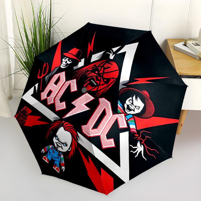 1pc AC/DC Horror Mashup Umbrella with Plastic Handle,Suitable for All Seasons Home Travel Outdoor UmbrellaM1117
1pc AC/DC Horror Mashup Umbrella with Plastic Handle,Suitable for All Seasons Home Travel Outdoor UmbrellaM1117