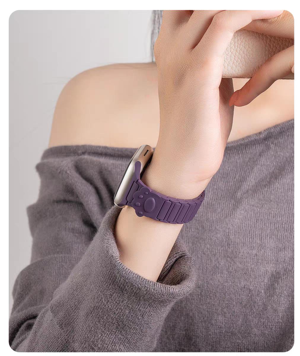 Superior Cute Magnetic Silicone Strap For Apple Watch band women Series 11/10/9/8/7/6 38mm 40mm 41mm 42mm 44mm 45mm 46mm 49mm S10 S11 46MM
Superior Cute Magnetic Silicone Strap For Apple Watch band women Series 11/10/9/8/7/6 38mm 40mm 41mm 42mm 44mm 45mm 46mm 49mm S10 S11 46MM