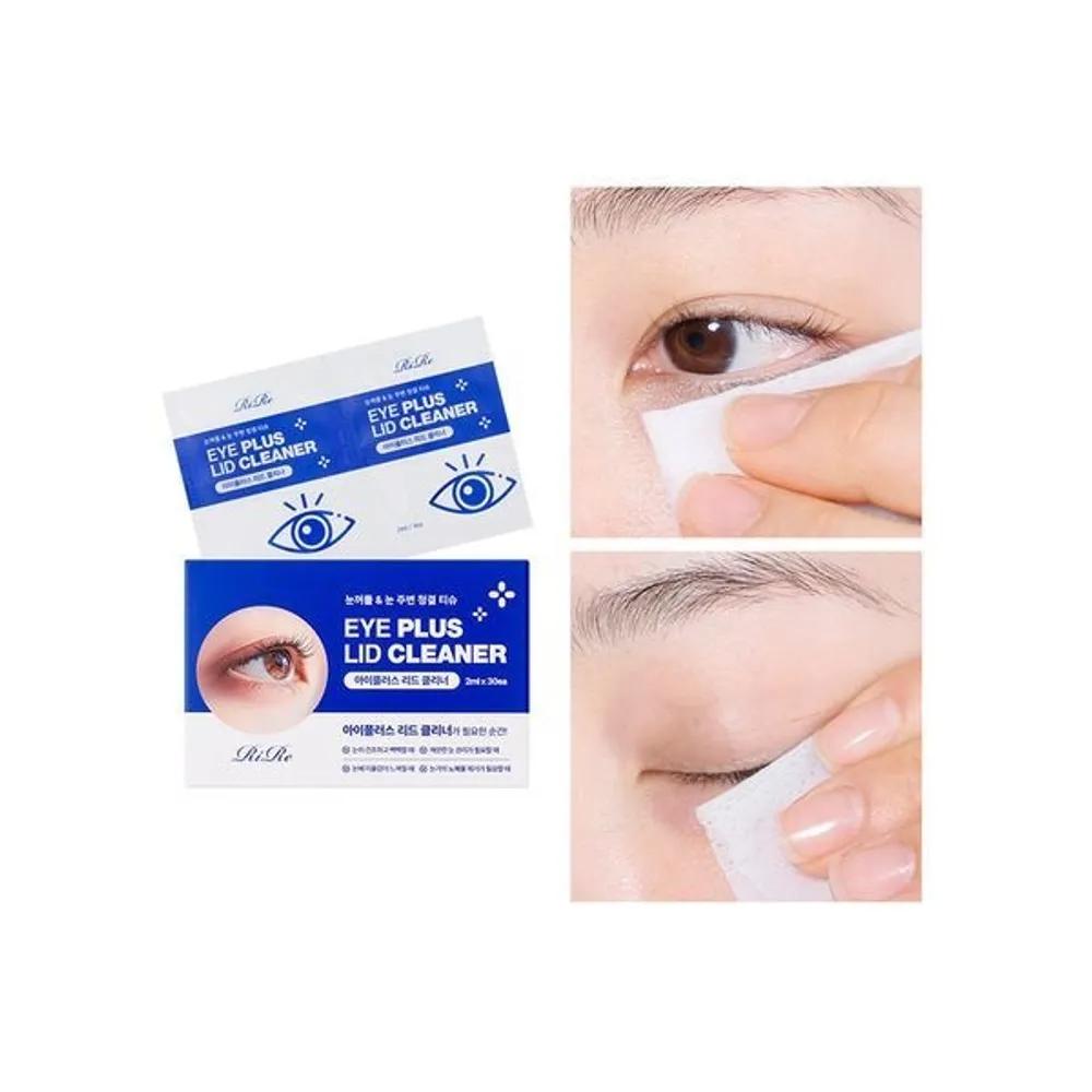 RIRE Eye Plus Lid Cleaner 30 Sheets - Eyelid Cleanser, Eye Cleansing Wipes, Oil Gland Cleansing
RIRE Eye Plus Lid Cleaner 30 Sheets - Eyelid Cleanser, Eye Cleansing Wipes, Oil Gland Cleansing