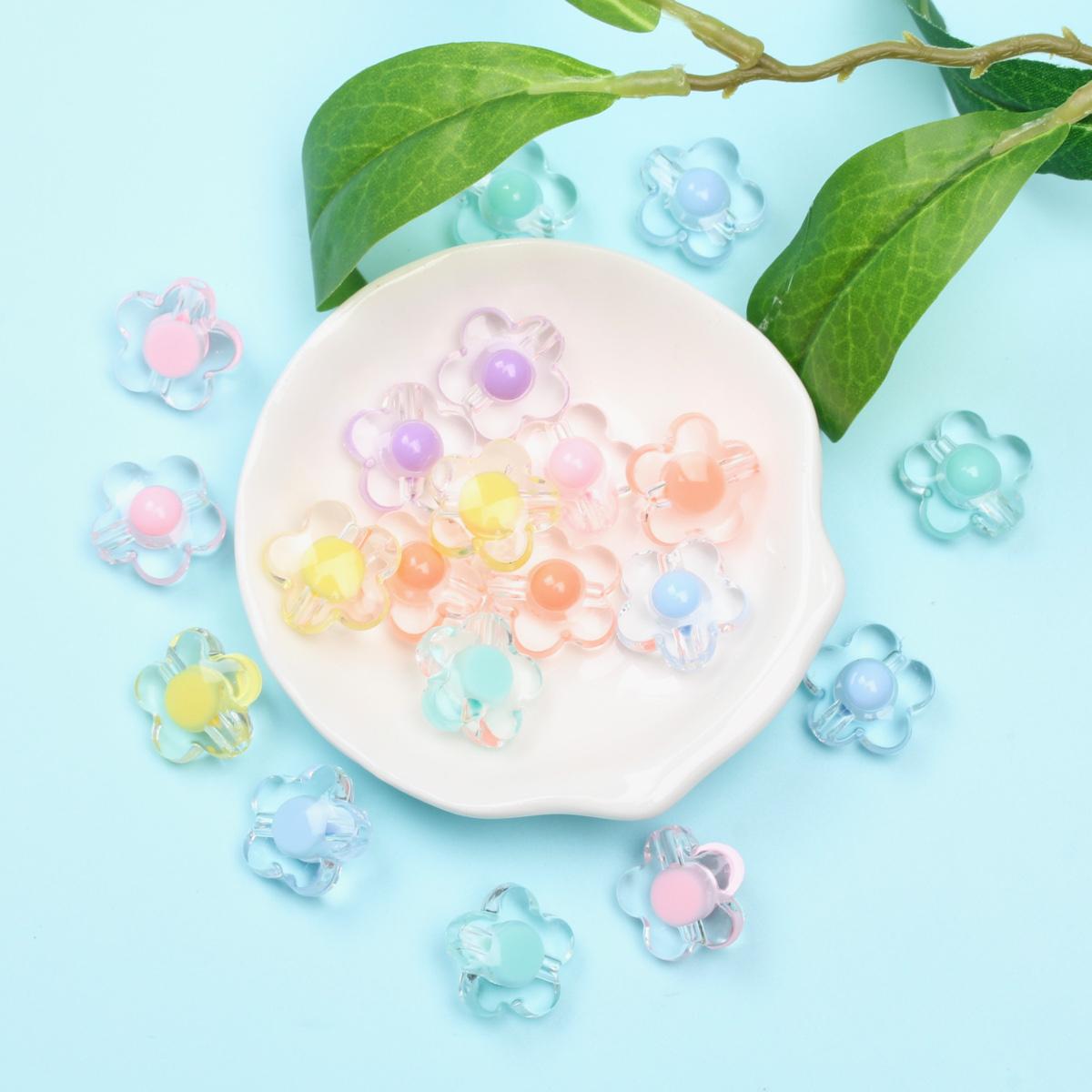 Creative Necklace Bracelet Loose Beads For Jewelry Making Pendant Flower 20Pcs 17mm DIY Craft Double Layer
Creative Necklace Bracelet Loose Beads For Jewelry Making Pendant Flower 20Pcs 17mm DIY Craft Double Layer