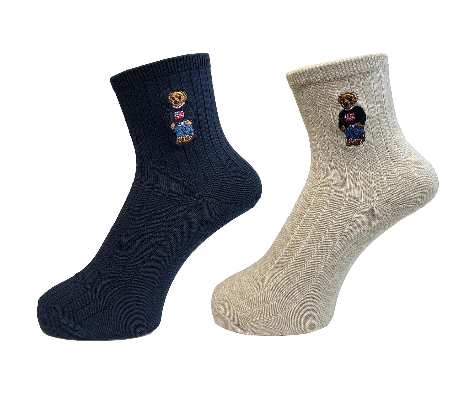 Polo Ralph Lauren Набор женских носков с вышивкой Polo Bear , 2 пары, (Размеры 22-24 см)
Polo Ralph Lauren Набор женских носков с вышивкой Polo Bear , 2 пары, (Размеры 22-24 см)