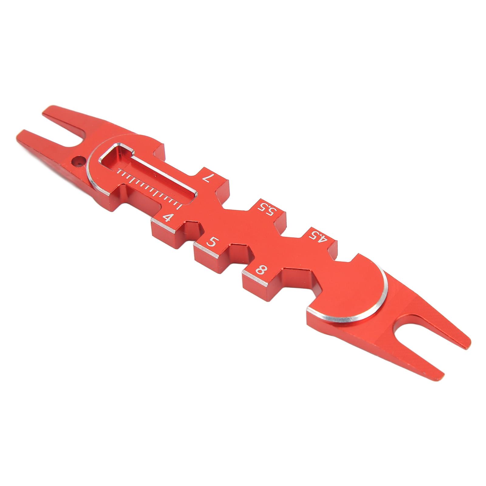 RC Head Remover Multifunction Aluminum Alloy Repair Tool for 4mm 4.5mm 5mm 5.5mm 7mm 8mm Head
RC Head Remover Multifunction Aluminum Alloy Repair Tool for 4mm 4.5mm 5mm 5.5mm 7mm 8mm Head