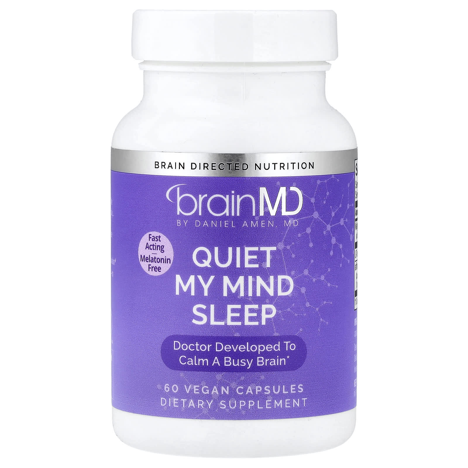 BrainMD, Quiet My Mind Sleep, 60 Veggie Capsules
BrainMD, Quiet My Mind Sleep, 60 Veggie Capsules