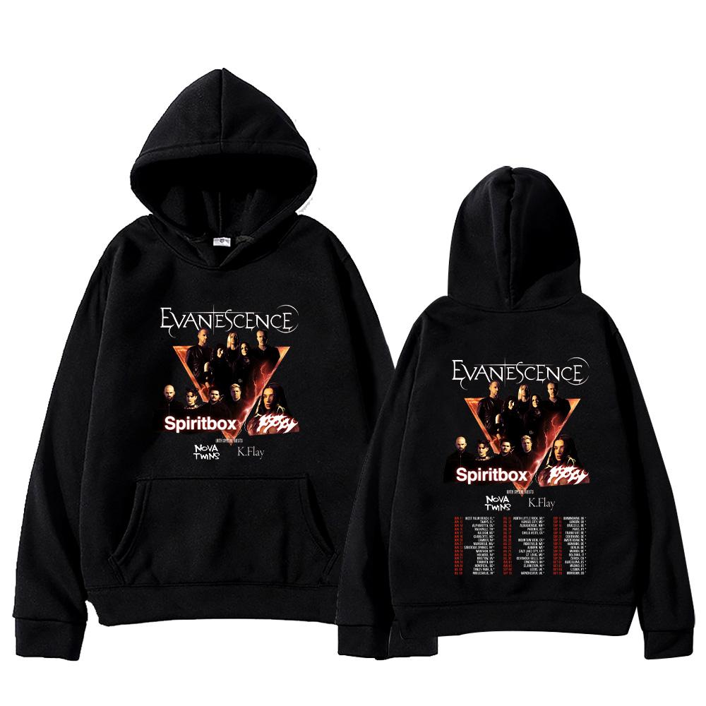 Худі Evanescence & Spiritbox Тур Довгий рукав Повсякденні для Чоловіків Жінок Вуличний Стиль Мода Панк Пуловери Унісекс Високий Стиль Топи XXL чорний
Худі Evanescence & Spiritbox Тур Довгий рукав Повсякденні для Чоловіків Жінок Вуличний Стиль Мода Панк Пуловери Унісекс Високий Стиль Топи XXL чорний