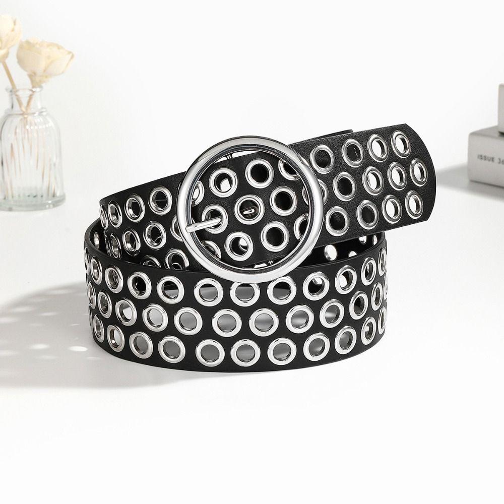 Punk PU Leather Belt Metal Buckle Y2K Girl Waistband Adjustable Wide Waistband Party чорний
Punk PU Leather Belt Metal Buckle Y2K Girl Waistband Adjustable Wide Waistband Party чорний