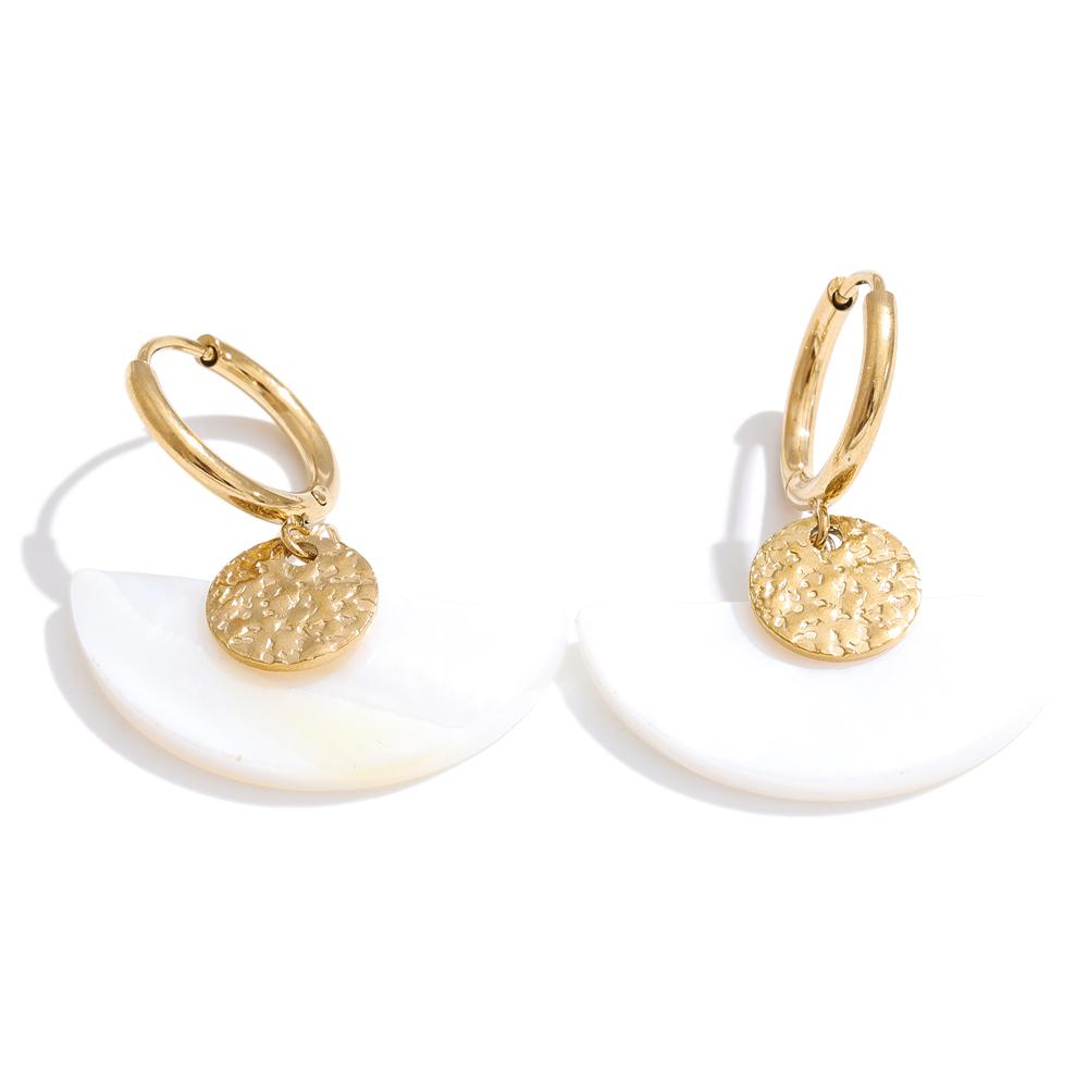 Yhpup Stainless Steel Fan French Drop Hoop Earrings High Quality Natural Tiger Agate Stone 2026 New Arrivals Daily Jewelry Gift
Yhpup Stainless Steel Fan French Drop Hoop Earrings High Quality Natural Tiger Agate Stone 2026 New Arrivals Daily Jewelry Gift