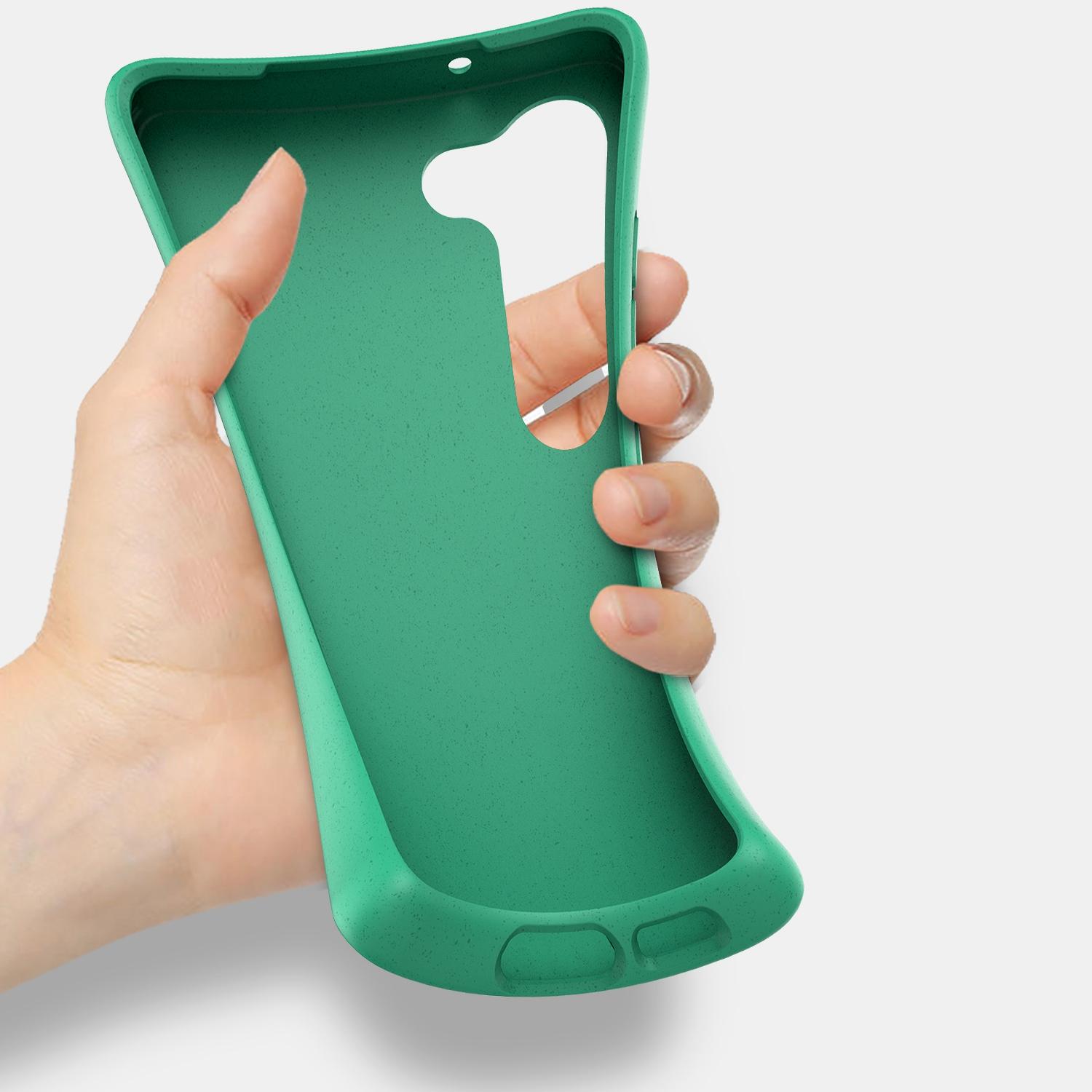 For Samsung Galaxy S22 5G Biodegradable Wheat Straw+TPU Cell Phone Shell Anti-fall Matte Mobile Phone Case Green
For Samsung Galaxy S22 5G Biodegradable Wheat Straw+TPU Cell Phone Shell Anti-fall Matte Mobile Phone Case Green