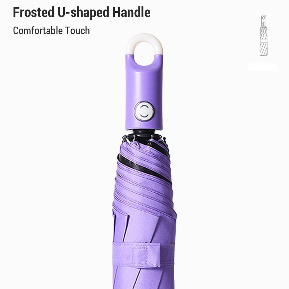 Lightweight Windproof Umbrella 360° Rotating Handle Travel Umbrella Compact Umbrella Travel фіолетовий
Lightweight Windproof Umbrella 360° Rotating Handle Travel Umbrella Compact Umbrella Travel фіолетовий