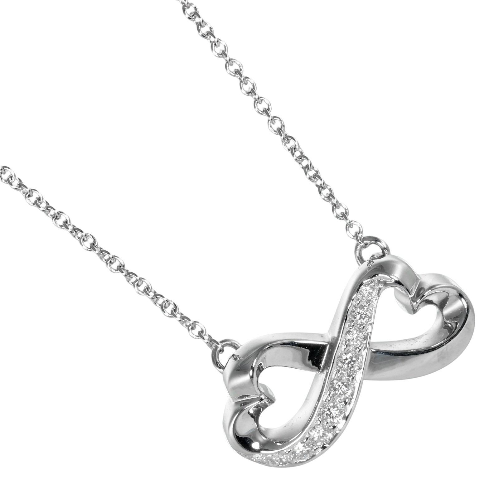 TIFFANY&Co. Double Loving Heart Necklace K18 white gold/diamond 4g Women Used
TIFFANY&Co. Double Loving Heart Necklace K18 white gold/diamond 4g Women Used