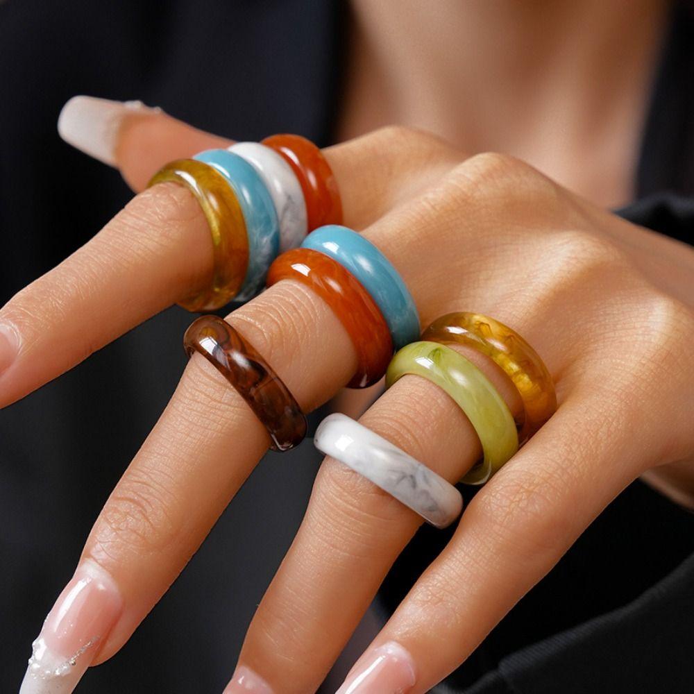 Jewelry Accessories Candy Color Finger Buckle Dopamine Geometric Forefinger Ring Festival белый
Jewelry Accessories Candy Color Finger Buckle Dopamine Geometric Forefinger Ring Festival белый