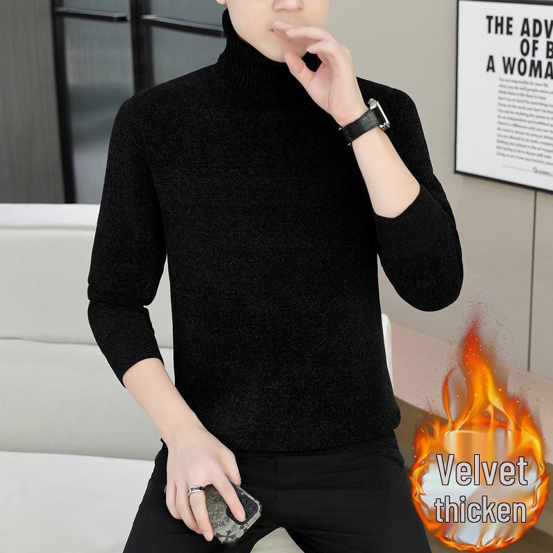 Men s Winter Velvet Knit Sweater: Solid Color High-Neck Pullover 2XL чорний
Men s Winter Velvet Knit Sweater: Solid Color High-Neck Pullover 2XL чорний
