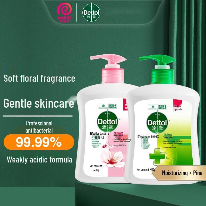 Dettol Antibacterial Hand Wash Twin Pack
Dettol Antibacterial Hand Wash Twin Pack