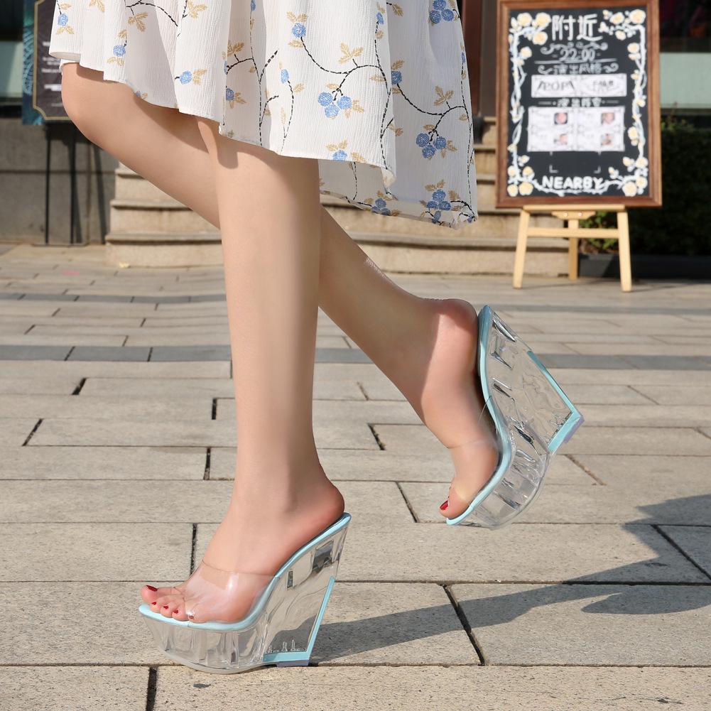 Platform heel cool slippers high transparent special-shaped wedge heel crystal shoes waterproof table sexy open-toed sandals women 35 белый
Platform heel cool slippers high transparent special-shaped wedge heel crystal shoes waterproof table sexy open-toed sandals women 35 белый