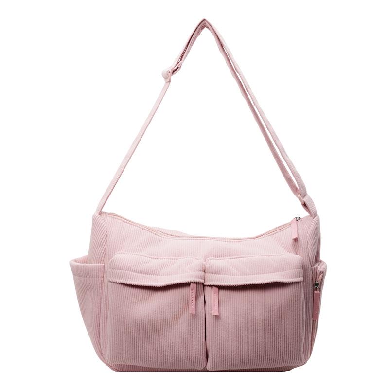 Женская вельветовая сумка-тоут большой вместимости: Зима 2025 Повседневная сумка кроссбоди на плечо с несколькими карманами розовый
Женская вельветовая сумка-тоут большой вместимости: Зима 2025 Повседневная сумка кроссбоди на плечо с несколькими карманами розовый