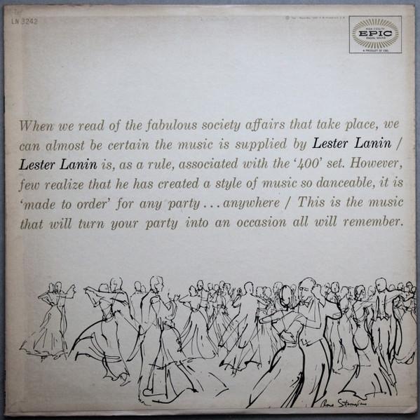 LP Record LESTER LANIN & HIS ORCHESTRA - Lester Lanin And His Orchestra LN3242 Epic 1956 US Jazz Used
LP Record LESTER LANIN & HIS ORCHESTRA - Lester Lanin And His Orchestra LN3242 Epic 1956 US Jazz Used