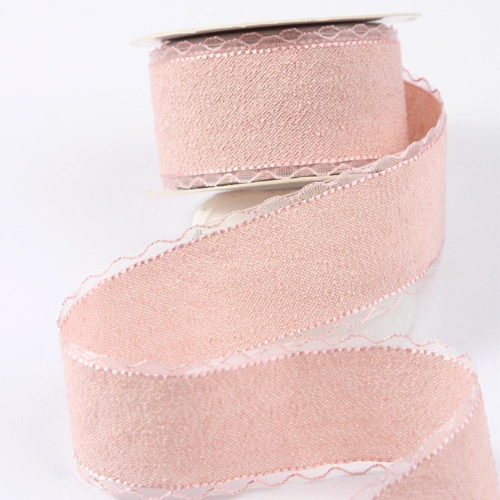 10 Yards 25MM Width Lace Ribbon Transparent Lace Edge DIY Crafts Ribbon Single Color Sanding Ribbons Gift Box Packaging L рожевий
10 Yards 25MM Width Lace Ribbon Transparent Lace Edge DIY Crafts Ribbon Single Color Sanding Ribbons Gift Box Packaging L рожевий