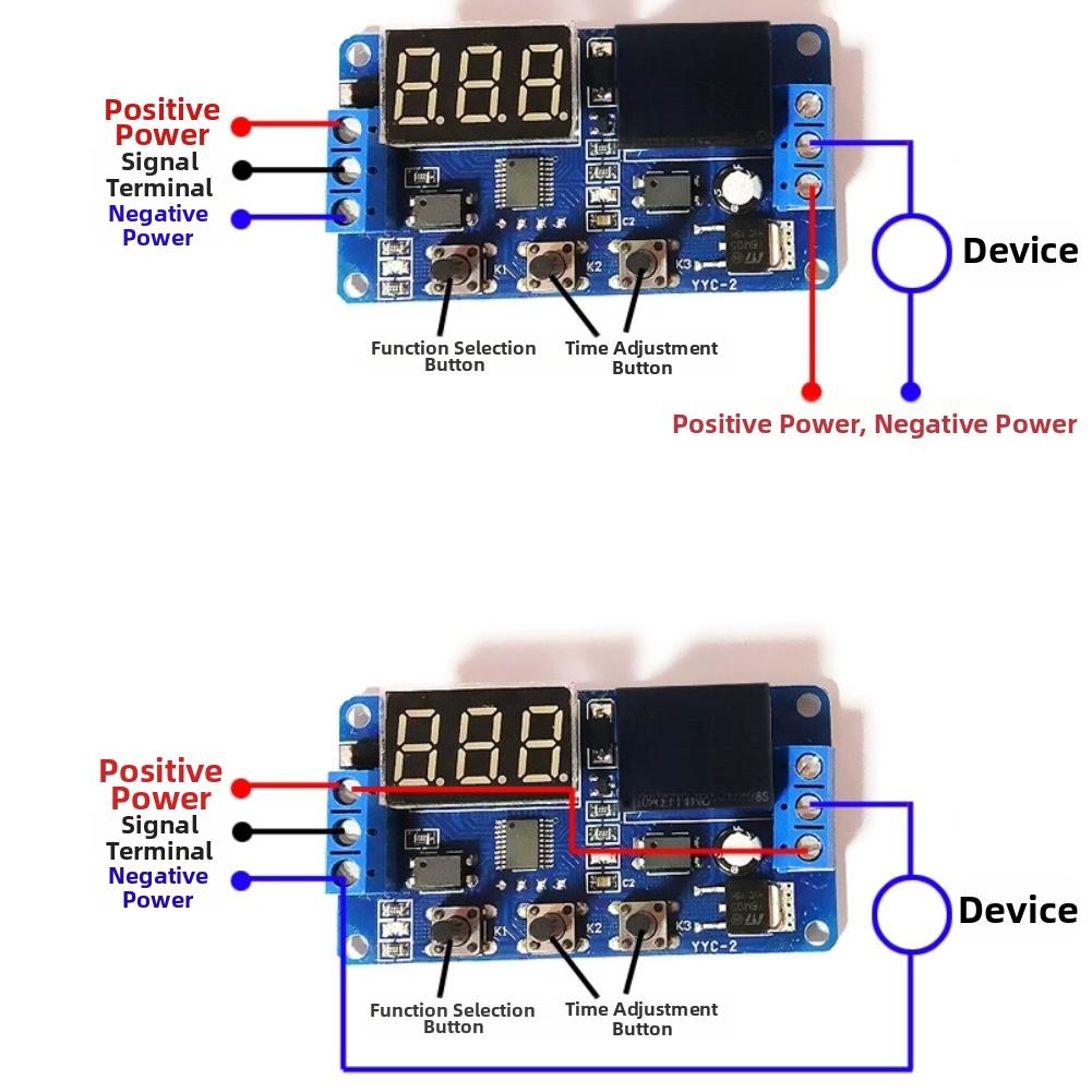1pc Relay Module 12V Timer Relay 0.1s To 999 Min 50mA On-Off Digital Delay Relay With LED Display Instrument Parts China Mainland
1pc Relay Module 12V Timer Relay 0.1s To 999 Min 50mA On-Off Digital Delay Relay With LED Display Instrument Parts China Mainland