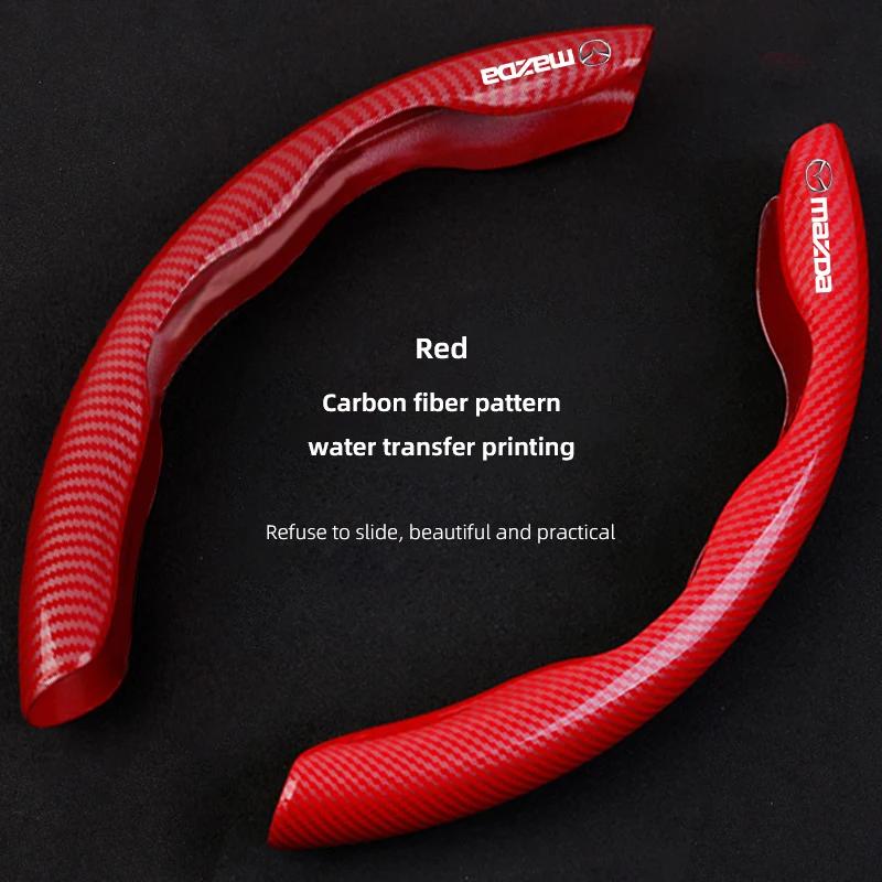 2025 Hot Car Steering Wheel Cover Carbon Fibre Sports Styling Accessories For Mazda 6 2 3 CX50 CX60 BT-50 CX5 CX30 MX-5 CX3 CX8
2025 Hot Car Steering Wheel Cover Carbon Fibre Sports Styling Accessories For Mazda 6 2 3 CX50 CX60 BT-50 CX5 CX30 MX-5 CX3 CX8