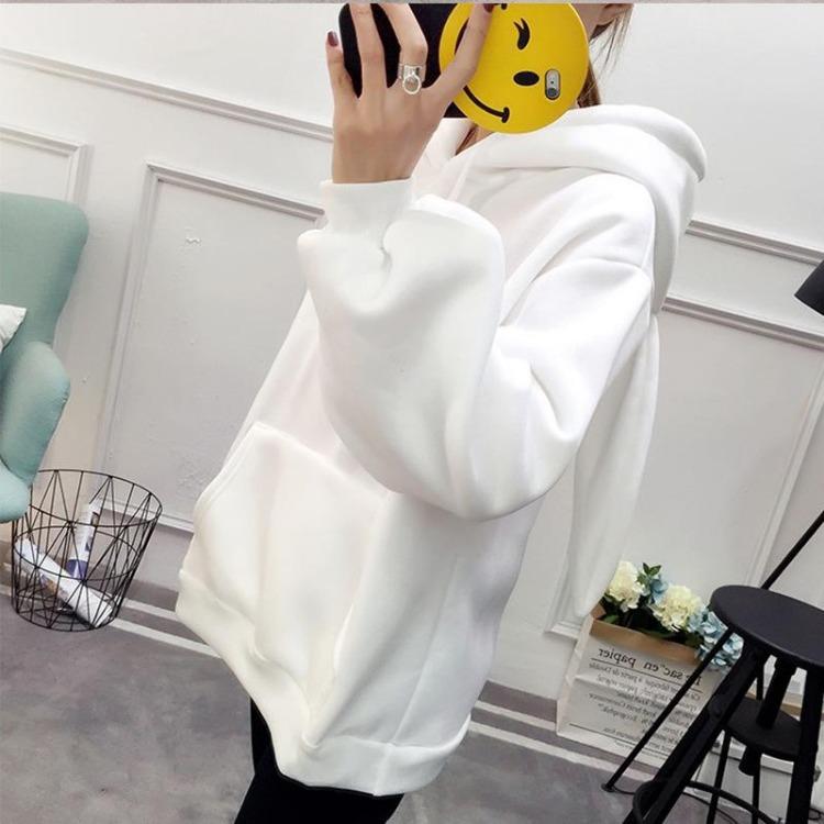 Loose Hooded Women Fleece Sweatshirt Long Sleeve New Fashion Autumn Rabbit Ears S белый
Loose Hooded Women Fleece Sweatshirt Long Sleeve New Fashion Autumn Rabbit Ears S белый